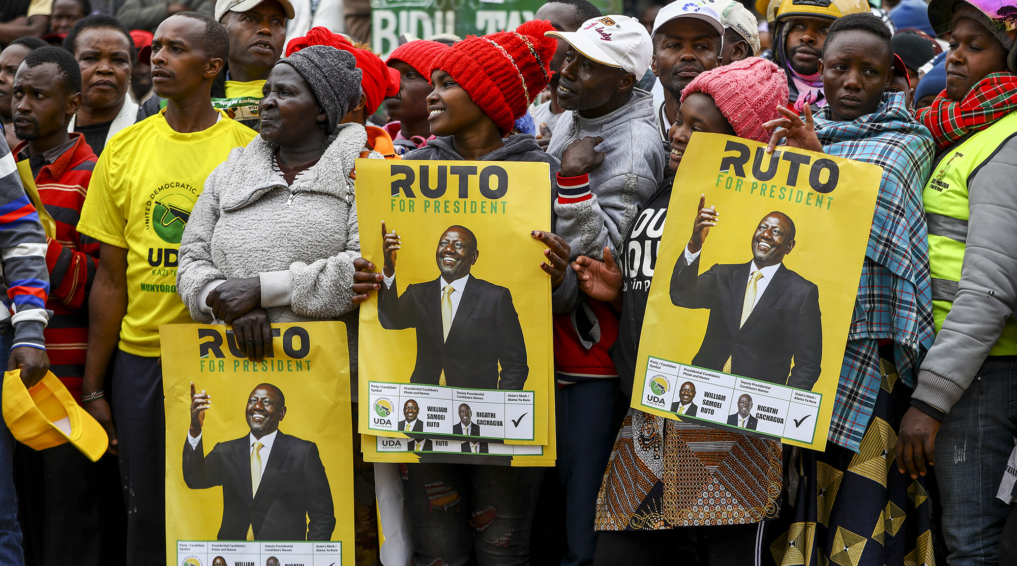 Election posters, displays, flags and other election advertising