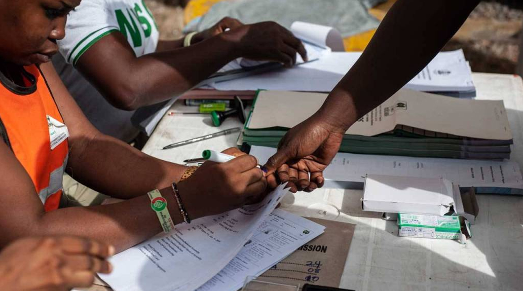 Silver nitrate does not remove election ink, election pens