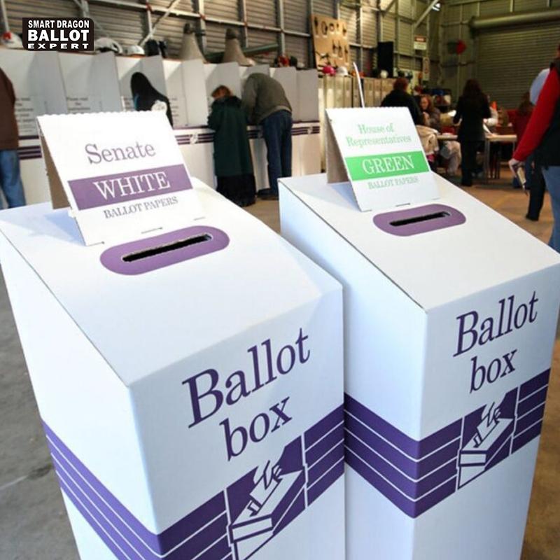 Corrugated Cardboard Ballot Box