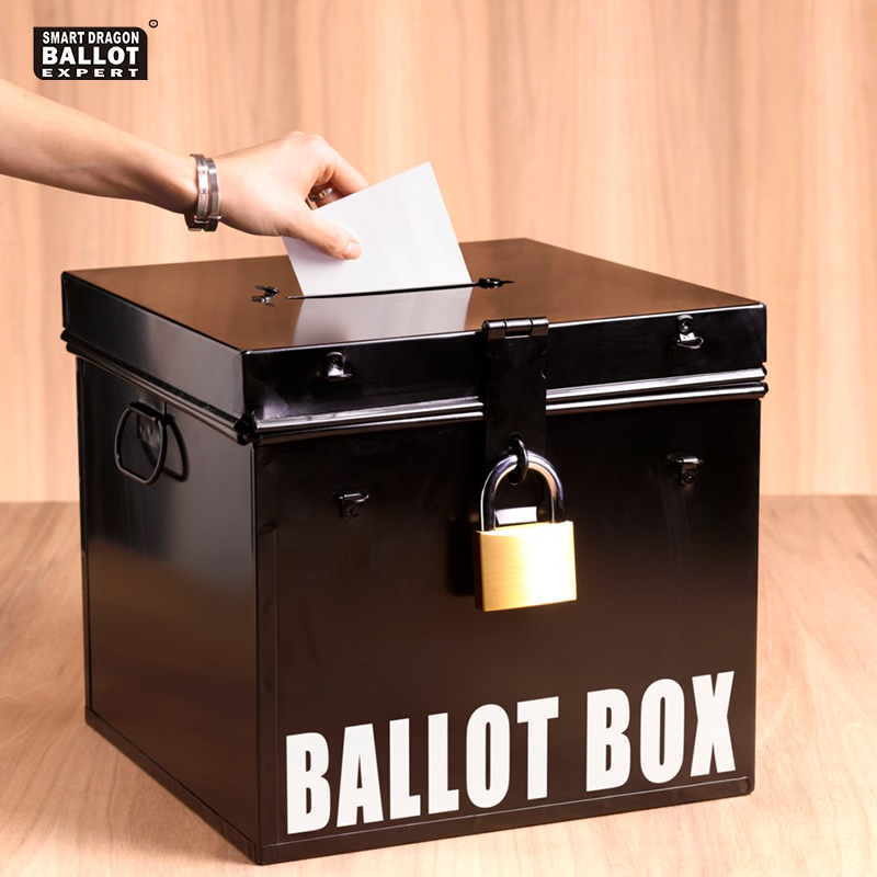 Removable Metal Election Ballot Box