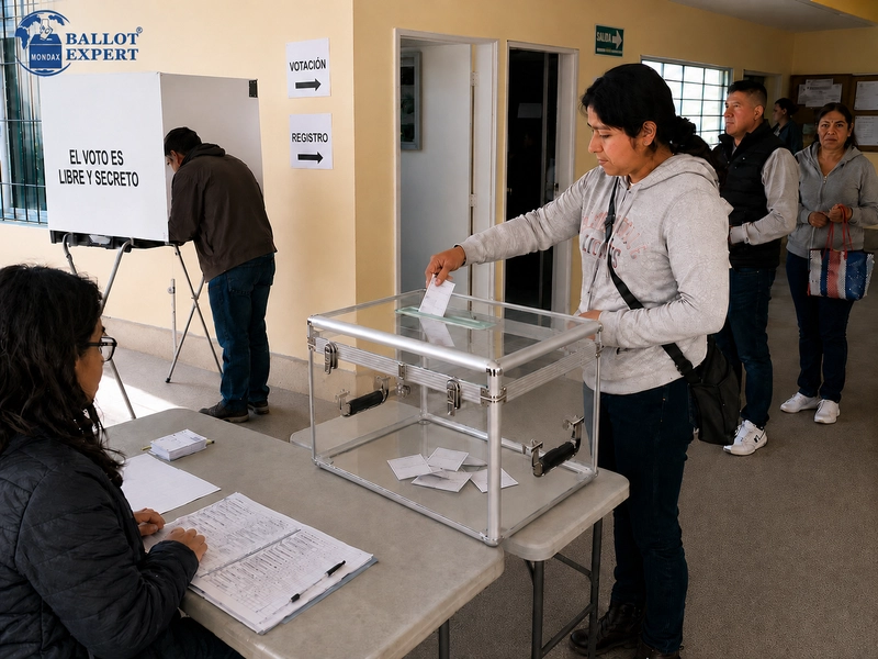 Large, Clear and Secure: 120L Acrylic Ballot Boxes Customized for Mexico
