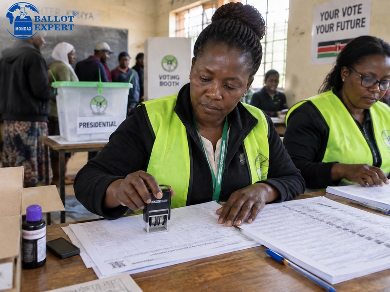 Self Inking Date Stamp Application in Kenya Election Management