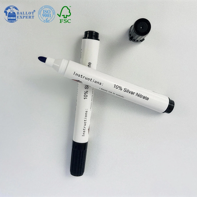 Fingerprint Ink Pad for Ghana Voting with Thumbprint and Stamp Functions